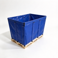 Chariot de transport temporaire avec propriétés anti-poussière, imperméables et résistantes à l'usure, en tissu Ripstop tissé enduit de PVC pour utilisation en tente