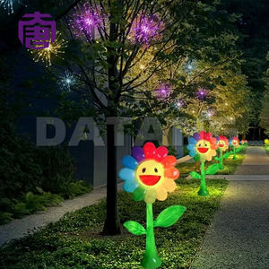 Luces LED Decorativas con Motivo de Flor Sonriente, Impermeables IP65 para Exteriores, Dinámicas, para Decoración Navideña - Product Image 5