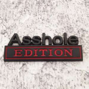 Logotipo de coche de fábrica emblemas decoración personalizada placa en relieve alfabeto Etiqueta de coche - Product Image 4