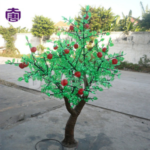 Árbol de Frutas Artificial Decorativo con Luces LED, Frutos Brillantes, Navidad, Halloween, PVC, Clasificación IP65, Comercial, para Calle, Plaza, Resort - Product Image 2