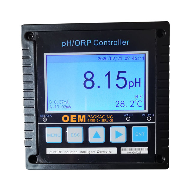 Apure Online PH/ORP/EC/Conductivity Meter Controller with Dosing Pump OEM Customizable CE Certified for Drinking Water Treatment