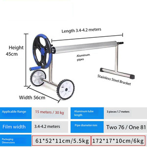 Couverture de <span class=keywords><strong>piscine</strong></span> en film isolant PE pour aluminium/acier inoxydable, personnalisée en usine - Product Image 2