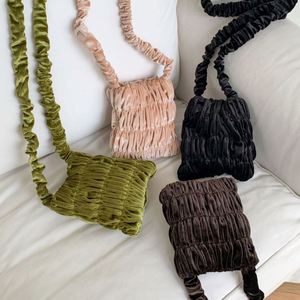 New Autumn Plush Soft Shoulder <b>Bag</b> Light Pink Mini Lipstick <b>Bag</b> Small Smooth Crossbody <b>Bags</b> - Product Image 1