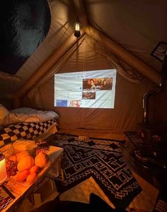 Tente de <span class=keywords><strong>camping</strong></span> familiale pop-up gonflable pour 6 <span class=keywords><strong>personnes</strong></span> 3*4 m Maison d'ombrage à double chambre pour la plage et les fêtes en plein air - Product Image 6