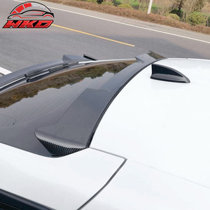 เหมาะสำหรับ Honda Civic Hatchback ปี 2022-2026 สปอยเลอร์หลังคาทรง IKON ลายคาร์บอนไฟเบอร์ - Product Image 3