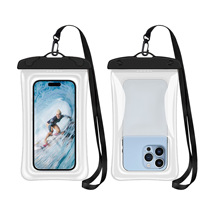 Voyage Flotteur Étanche Téléphone Pochette pour iPhone 16 Pro Max Écran Tactile Téléphone Portable 7.5 pouces Plage Natation Dérive Mobile Sac
