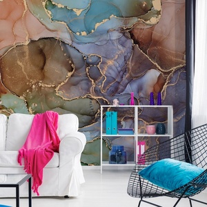 <span class=keywords><strong>Peinture</strong></span> murale en marbre coloré, fond abstrait, <span class=keywords><strong>papier</strong></span> <span class=keywords><strong>peint</strong></span> pour salon - Product Image 5