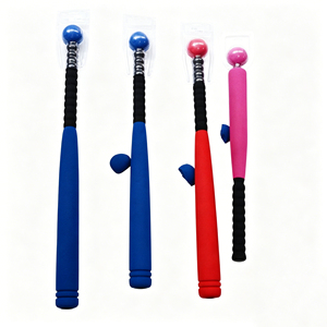 Set de <span class=keywords><strong>Bate</strong></span> de Béisbol de Espuma NBR para Niños, <span class=keywords><strong>Bate</strong></span> de Goma Suave con Pelota de Esponja, Juguete Ideal para Jardín de Niños para Entrenamiento y Juego en Interiores y Exteriores - Product Image 4
