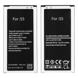 Batterie Samsung EB-BG900BBC 2800mAh pour téléphone reconditionné, vente en gros Galaxy S5 G900 CE RoHS, qualité A en vrac - Product Image 2