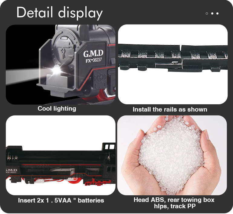 Simulazione Treno - Classic Electric Train Set for Kids