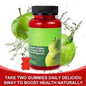 Gomitas de Vinagre de Sidra de Manzana con Vitamina <span class=keywords><strong>B12</strong></span>, Antioxidantes, Energéticas, Quemagrasas, Suplemento para la Salud, Digestión e Inmunidad para Adultos - Product Image 5