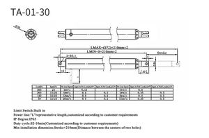 Автоматический телескопический стержень 12 В/24 В постоянного тока Электрический микро-трубчатый линейный привод для роботов с низким 3000 об/мин с постоянным магнитом - Product Image 6