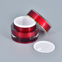Offre Spéciale pot de crème sans air de forme ronde en plastique de luxe de haute qualité pots de beurre vide pour le corps pour les soins de la peau