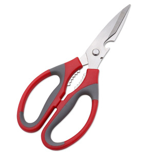 Stainless Steel <b>Kitchen</b> <b>Scissors</b> Reddish Gray Heavy Duty For Food And Chicken Bone Cutting - Product Image 3