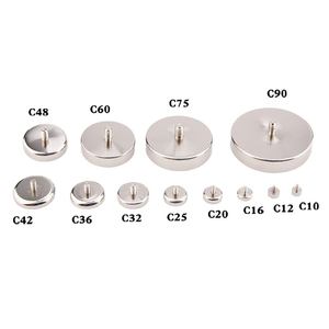 N52 नियोडिमियम चुंबक मजबूत चुंबकीय सक्शन कप ndfb बाहरी धागा निश्चित बेस पॉट चुंबक - Product Image 2