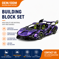 GULI 10635 Ensemble de blocs de construction de voiture de sport super échelle 1:8, haute difficulté, briques MOC, jouet pour adultes et garçons, cadeau de collection