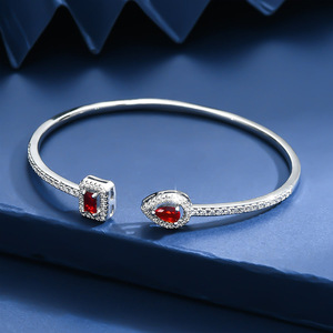 Sıcak satış lüks High-End Ins süper parlak çok yönlü moda bilezik ayarlanabilir açık lüks bileklik - Product Image 3