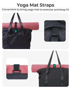 Bolsas de Viaje con Compartimentos, Bolsa de Hombro Grande, Bolso de Mano para Gimnasio, Trabajo, Escuela, Compras - Product Image 4