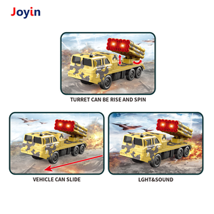 Jouet de lanceur de missiles 1:32 avec fonction d'inertie et son réaliste pour les enfants dans la guerre stratégique et les aventures de jeu de rôle militaire - Product Image 5