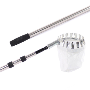 Perche télescopique en acier inoxydable personnalisable OEM, qualité industrielle, verrouillage manuel par torsion, longue tige d'extension pour cueilleur <span class=keywords><strong>de</strong></span> fruits - Product Image 2