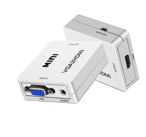 <span class=keywords><strong>Adaptateur</strong></span> convertisseur <span class=keywords><strong>VGA</strong></span> <span class=keywords><strong>vers</strong></span> <span class=keywords><strong>HDMI</strong></span> Mini VGA2HDMI avec connecteur audio 1080P pour ordinateur portable HDTV - Product Image 1