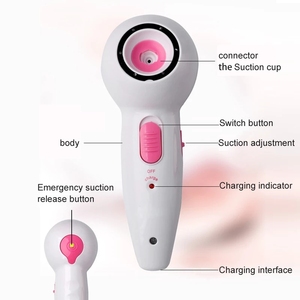 Masseur de poitrine pour femmes en gros avec thérapie par aspiration pour le lifting des fesses, pompe d'agrandissement, machine de lifting par ventouses - Product Image 2
