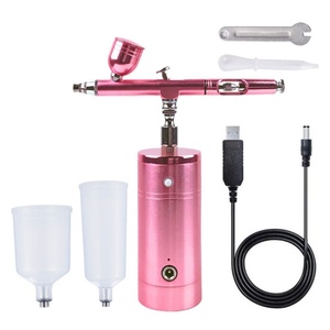 Kit de Compresor de Aerógrafo Inalámbrico Portátil, Automático, Nano Iónico, para Maquillaje, Decoración de Pasteles, Plantillas, Tatuajes y Otros Usos Artísticos - Product Image 2