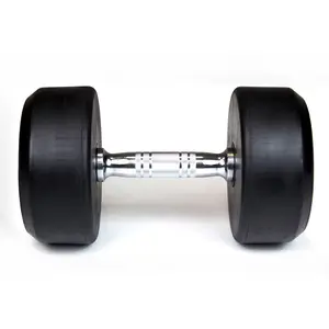 30Kg Fitness Gym Gewichtheffen China Custom Power Blok Ronde Rubber Halter Halters Kopen Dumbbells Goedkope