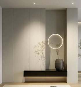 Mueble de Bar Moderno de Madera para el Hogar, Gabinete de Almacenamiento de Vino y Cubiertos de Esquina con Cristal Resistente, Apilable para Sala de Estar, Villa o Almacén - Product Image 3