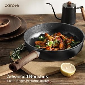 Geling bán buôn khỏe mạnh không dính màu đen nhôm <span class=keywords><strong>Cookware</strong></span> sets nhà máy giá tốt nhất 16 cái cảm ứng chậu và chiên chảo - Product Image 3