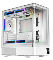 Monitor de Temperatura para PC con Pantalla LCD, Pantalla Digital, 360 mm GPU, Refrigeración por Agua de 240 mm, Torre de Computadora para Juegos Micro ATX Panorámica