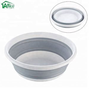 Allife Plastic <b>Wash</b> Basin Foldable Collapsible Washing <b>up</b> <b>Bowl</b> for Home Camping Fishing - Product Image 2
