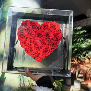 Summer <span class=keywords><strong>Flora</strong></span> wholesale Yunnan <span class=keywords><strong>top</strong></span> seller scatola di rose stabilizzate regali di san valentino - Product Image 4