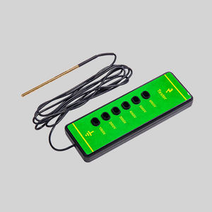 Penguji pagar listrik portabel profesional, 6000 <span class=keywords><strong>Volt</strong></span> deteksi tegangan tinggi cangkang hijau mata - Product Image 3