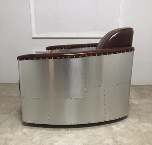 Poltrona di Lusso in <span class=keywords><strong>Stile</strong></span> <span class=keywords><strong>Industriale</strong></span> Retrò, Sedia in Ecopelle per Appartamenti, Ospedali, Soggiorni e Camere da Letto - Product Image 5