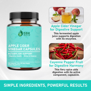 Bestselling Apple Cider <b>Vinegar</b> Capsules Metabolism Support Digestive Heakth Detox & Cleanse Boost Immune Function - Product Image 2