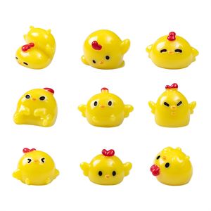 Adorno de Jardín DIY Mengli, Pollito Pequeño, Lindo y Travieso, Accesorios de Decoración para Escritorio, Mini Ornamento - Product Image 1