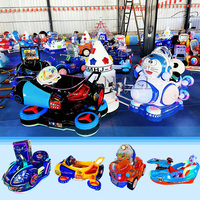 Manège d'extérieur en plastique à 6 places pour enfants, idéal pour les parcs de jeux, centres commerciaux et usage domestique – Vente directe usine, OEM/ODM acceptés