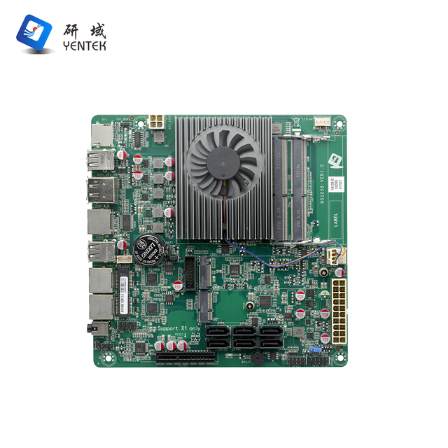 Intel N5095 Mini ITX NAS Motherboard 6 SATA3.0 Ports Dual DDR4 2 LAN HD DP Storage Server Mainboard Industrial Automation