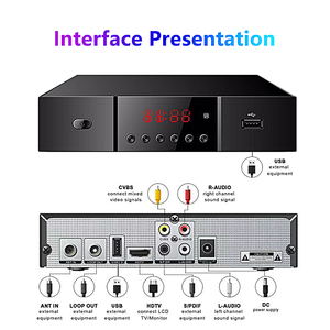 Decodificador DVB T2 con resolución de 1080p, receptor de TV en varios idiomas, sintonizador digital, HD, con resolución de P - Product Image 5