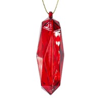 Benutzer definierte mehrfarbige Juwel Acryl Edelsteine und Kunststoff gespiegelte Rechteck Diamanten Anhänger Weihnachten Strass Party Party Home Decoration