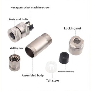 Ifm M12 e12355 sstgh040mssfksg đầu nối vít thẳng <span class=keywords><strong>4</strong></span> lõi được bảo vệ đầu nối bảo vệ cao - Product Image 3