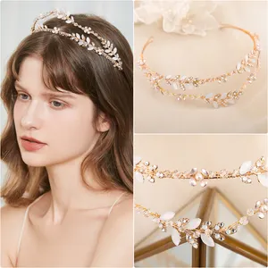 Bridal Crowns And Tiaras Wholesale Fashion Handmade Crystal Bridal Hair Jewelry Headdress Wedding Accessories Crowns And Tiaras
