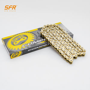 Chaîne de transmission de moto SFR New Steel 520 * 120 Heavy Duty Gold, 120 maillons, pour Yamaha <span class=keywords><strong>Suzuki</strong></span> Kawasaki - Product Image 2