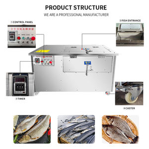 Hoogwaardige automatische vis-schilmachine, reiniging van vis-schubben, verwijdering van visorganen, roller voor het verwijderen van vis-schubben - Product Image 1
