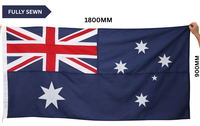 Drapeau australien de haute qualité, durable, écologique, à séchage rapide, entièrement cousu, 3FT X 6FT (1800mm X 900mm), 160gsm, en polyester filé