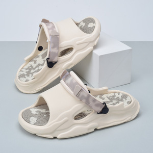 Sandales à semelles épaisses en EVA blanc et vert, respirantes, antidérapantes, pour la plage, pour les jeunes, les hommes, les femmes, les couples - Product Image 2