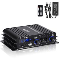 S-299 Mini 4.1 Audio Stereo Power Amplifier BT Portabel untuk Mobil dan Rumah Penggunaan Ganda 4*40W Amplifier Audio dengan Remote Control