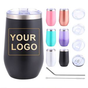Vente en gros d'usine, gobelet en acier inoxydable 304, impression personnalisée du logo, tasse à café en forme d'œuf de 16 oz, tasse promotionnelle - Product Image 1
