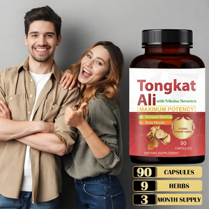 Suplemento Energético para Hombres Adultos Tongkat Ali <span class=keywords><strong>Tribulus</strong></span> <span class=keywords><strong>Terrestris</strong></span>, <span class=keywords><strong>90</strong></span> Cápsulas Veganas Sin Gluten, Fórmula Natural 9 en 1 con Maca y Ashwagandha - Product Image 4